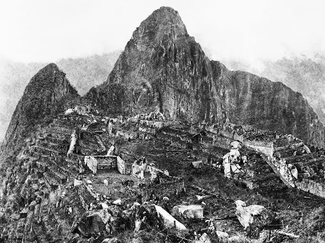 Las primeras fotografías de Machu Picchu